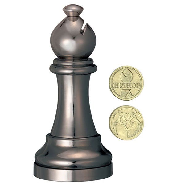 Cast Chess Black Bishop (Läufer)